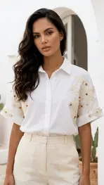 Garde-robe - Blouse - Wit