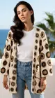 Garde-robe - Gilet - Zwart-beige