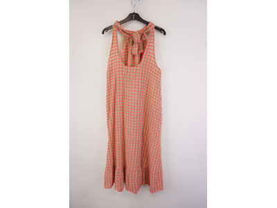 Garde-robe - Lang kleed - Groen-roze