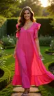 Garde-robe - Lang kleed - Fushia