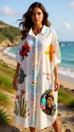 Garde-robe - Lang kleed - Multicolor