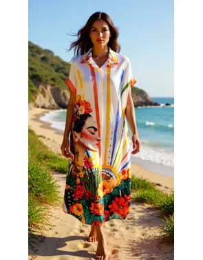 Garde-robe - Lang kleed - Multicolor