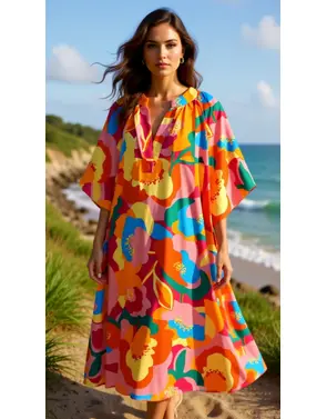 Garde-robe - Kort Kleedje - Multicolor