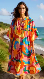 Garde-robe - Kort Kleedje - Multicolor