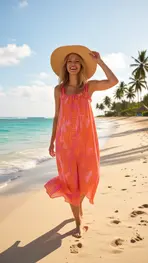 Garde-robe - Lang kleed - Fushia