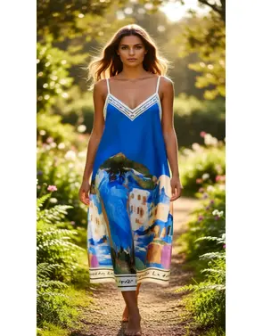 Garde-robe - Kort Kleedje - Blauw