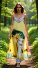 Garde-robe - Lang kleed - Geel