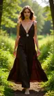 Garde-robe - Lang kleed - Bruin