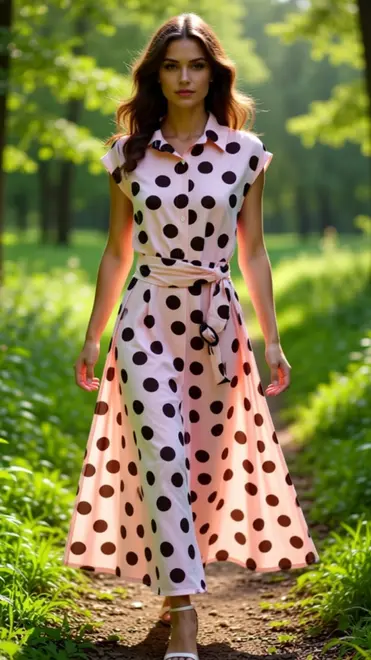 Garde-robe - Lang kleed - Roze