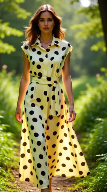 Garde-robe - Lang kleed - Geel
