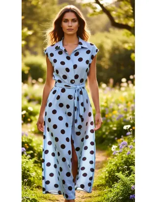 Garde-robe - Lang kleed - Blauw