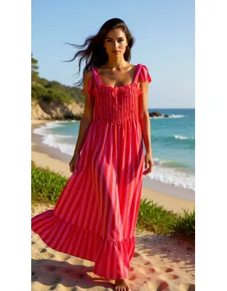 Garde-robe - Lang kleed - Fushia