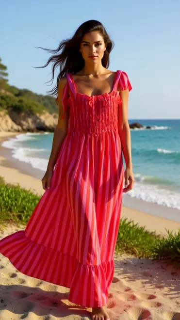 Garde-robe - Lang kleed - Fushia