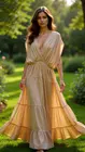Garde-robe - Lang kleed - Camel