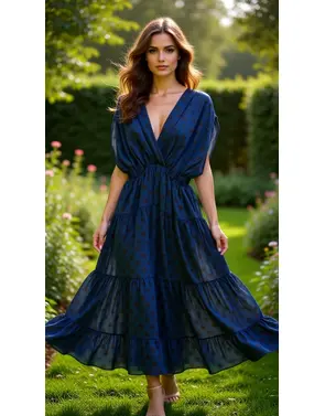 Garde-robe - Lang kleed - Marine