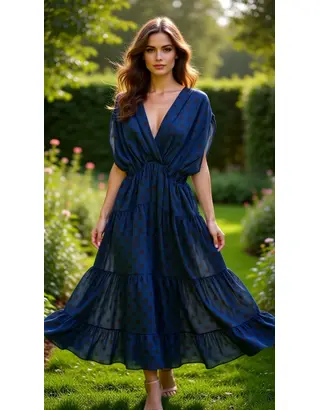 Garde-robe - Lang kleed - Marine