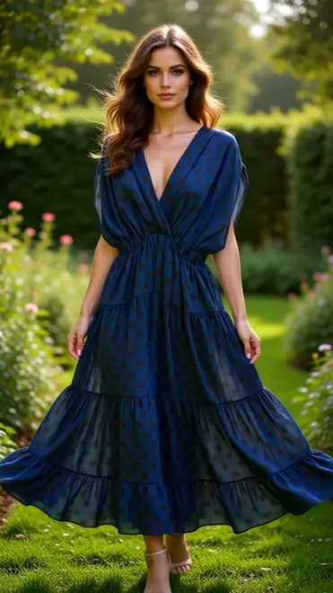 Garde-robe - Lang kleed - Marine