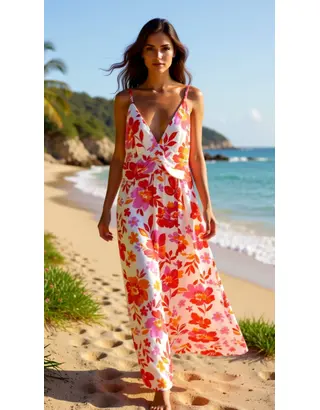 Garde-robe - Lang kleed - Fushia