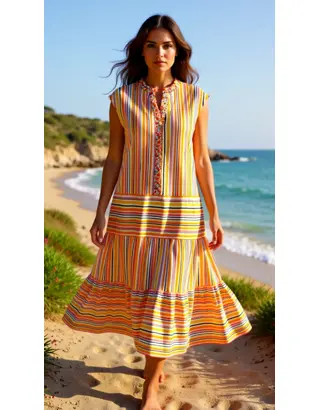 Garde-robe - Lang kleed - Oranje