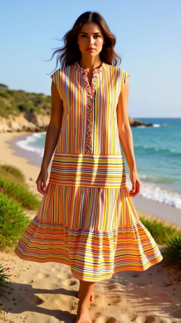 Garde-robe - Lang kleed - Oranje