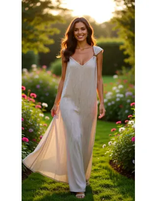 Garde-robe - Lang kleed - Beige