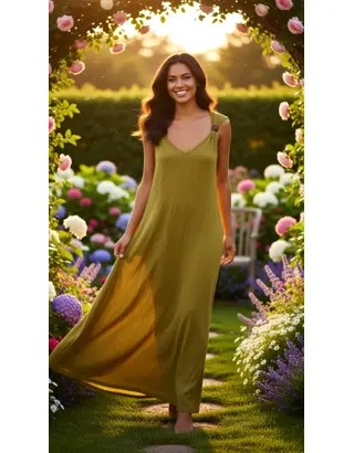 Garde-robe - Lang kleed - Groen