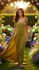Garde-robe - Lang kleed - Groen