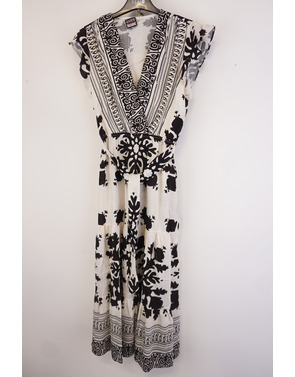 Garde-robe - Lang kleed - Zwart-wit