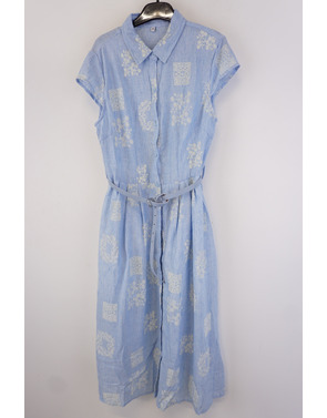 Garde-robe - Halflang Kleedje - Blauw