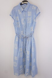 Garde-robe - Halflang Kleedje - Blauw