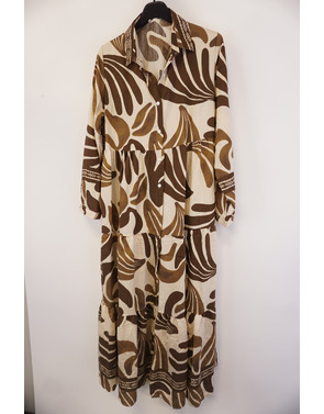 Garde-robe - Lang kleed - Bruin