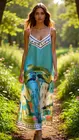 Garde-robe - Lang kleed - Groen