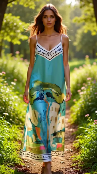 Garde-robe - Lang kleed - Groen