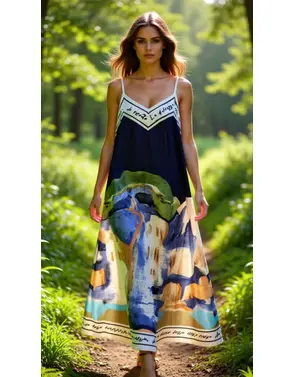 Garde-robe - Lang kleed - Marine
