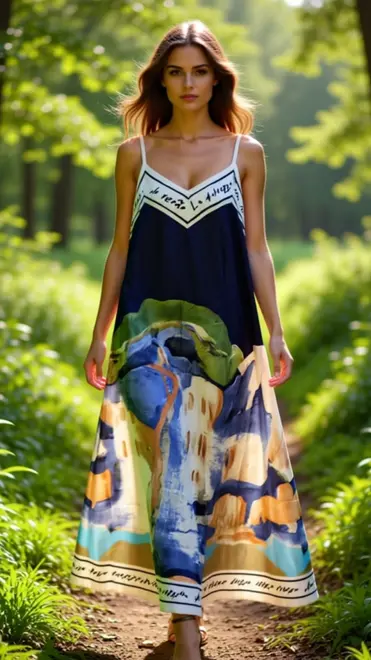 Garde-robe - Lang kleed - Marine