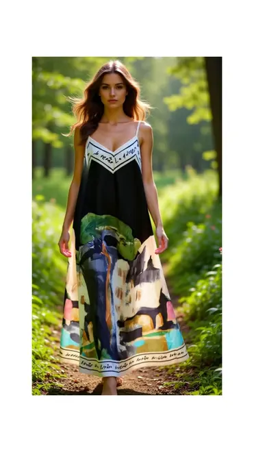 Garde-robe - Lang kleed - Zwart