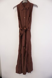 Garde-robe - Lang kleed - Bruin