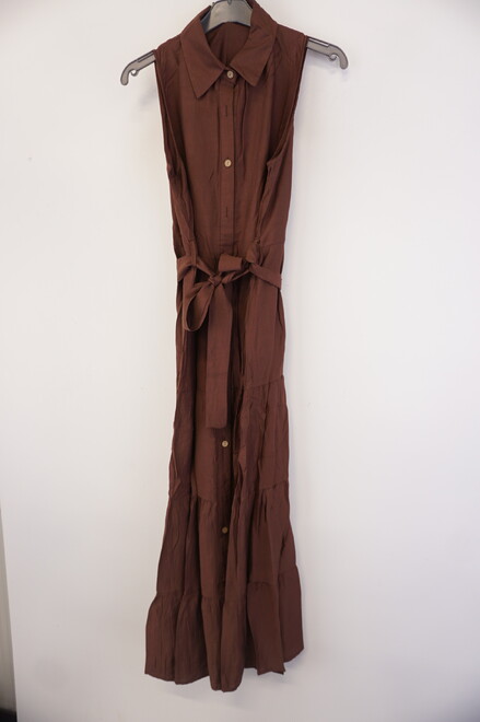 Garde-robe - Lang kleed - Bruin