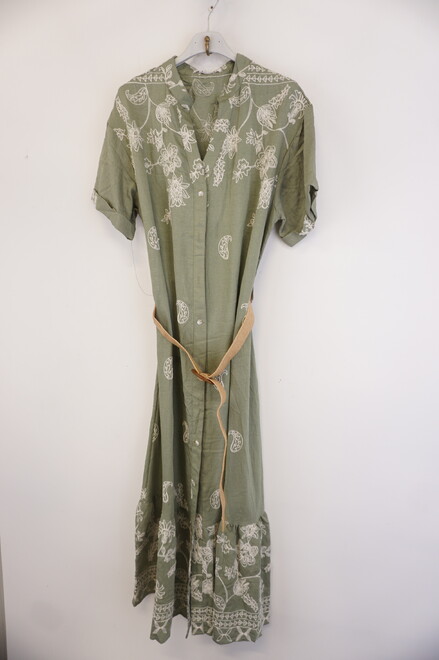 Garde-robe - Lang kleed - Kaki