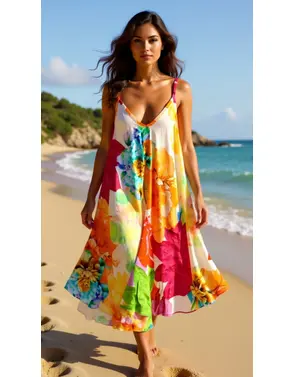 Garde-robe - Kort Kleedje - Ecru