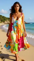 Garde-robe - Kort Kleedje - Ecru