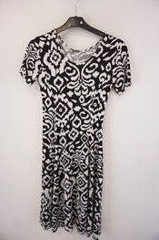 Garde-robe - Kort Kleedje - Zwart-wit