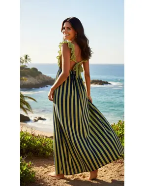 Garde-robe - Lang kleed - Groen