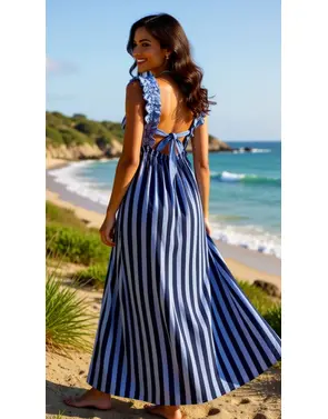 Garde-robe - Lang kleed - Blauw