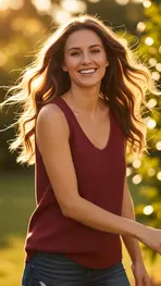 Garde-robe - Top - Bordeaux