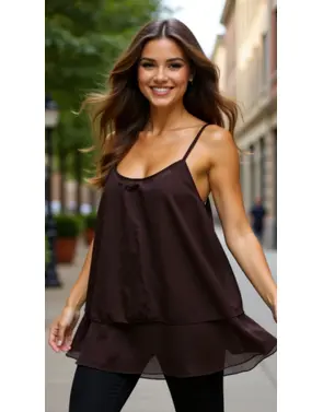 Garde-robe - Top - Bruin