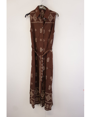 Garde-robe - Lang kleed - Bruin