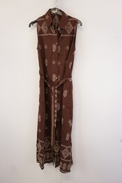 Garde-robe - Lang kleed - Bruin