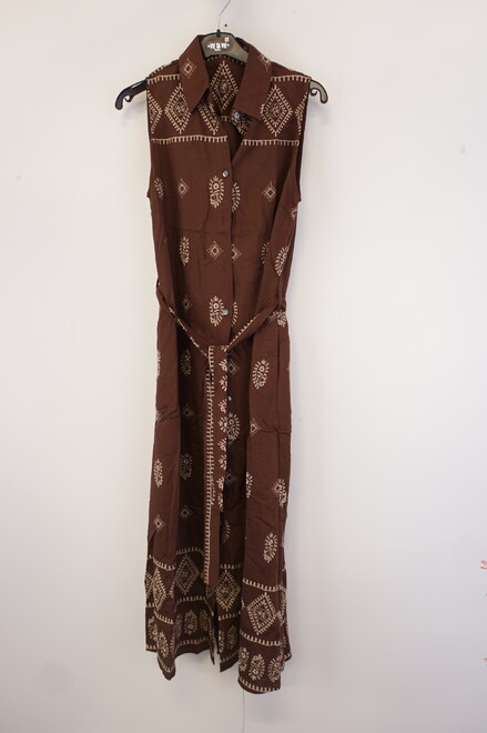 Garde-robe - Lang kleed - Bruin