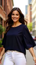 Garde-robe - Top - Marine